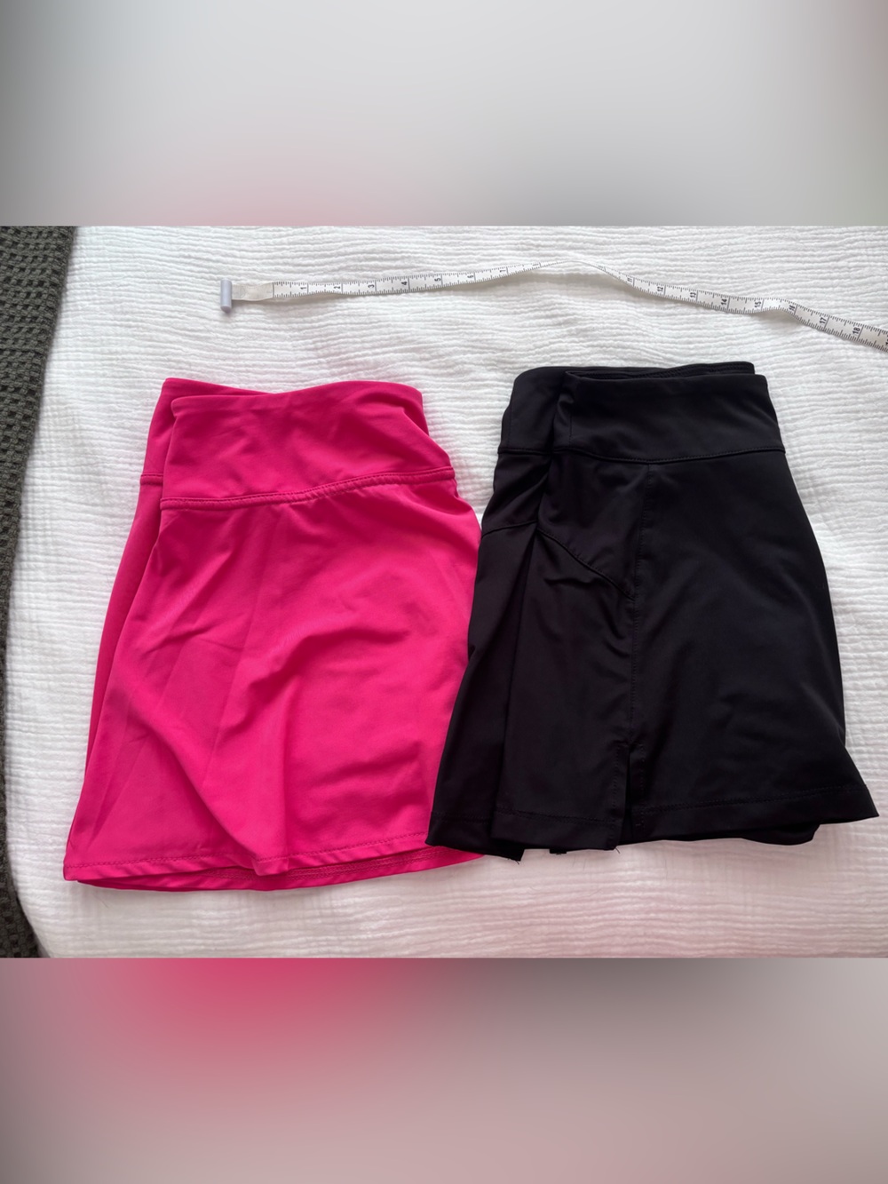 Athletic Skorts - Hot Pink & Black